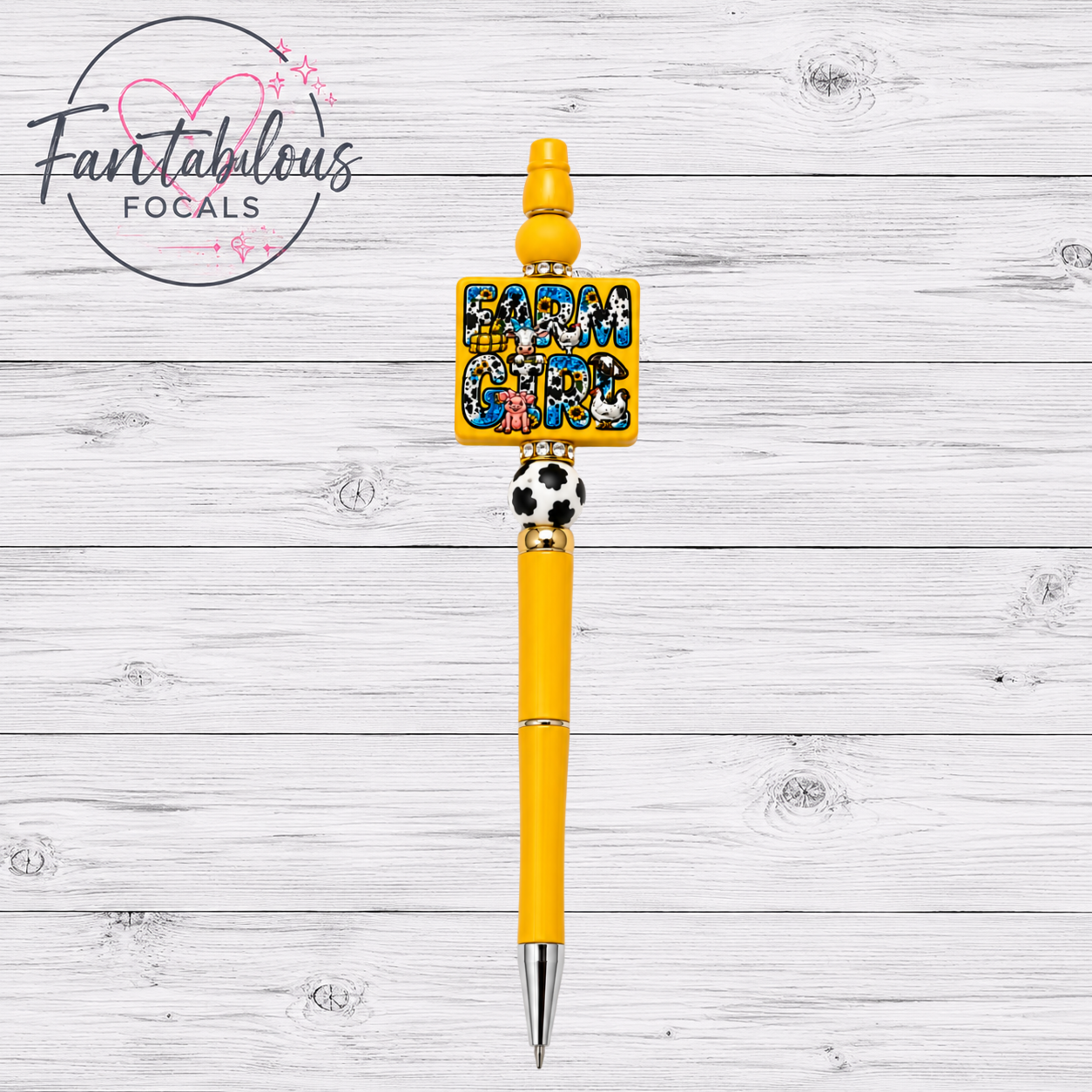 Farm Girl Focal Bead