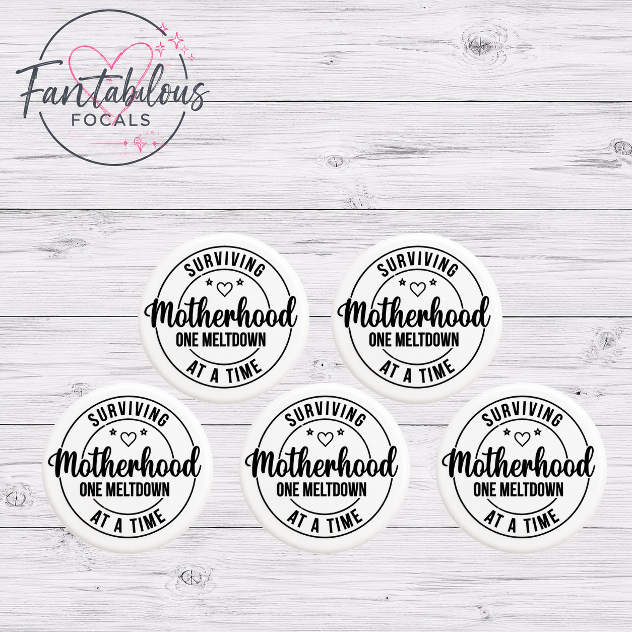 Surviving Motherhood One Meltdown At A Time Focal Bead