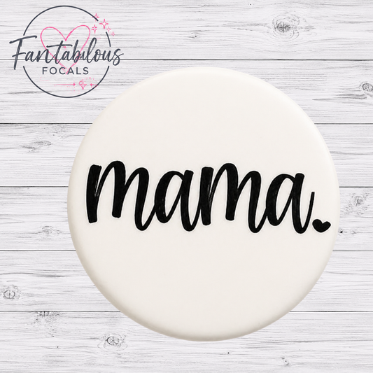30MM Mama Silicone Focal Bead