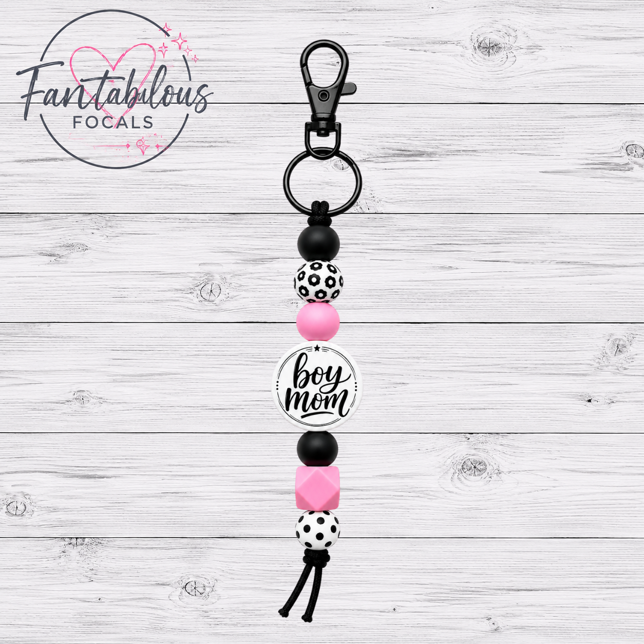 Boy Mom Focal Bead