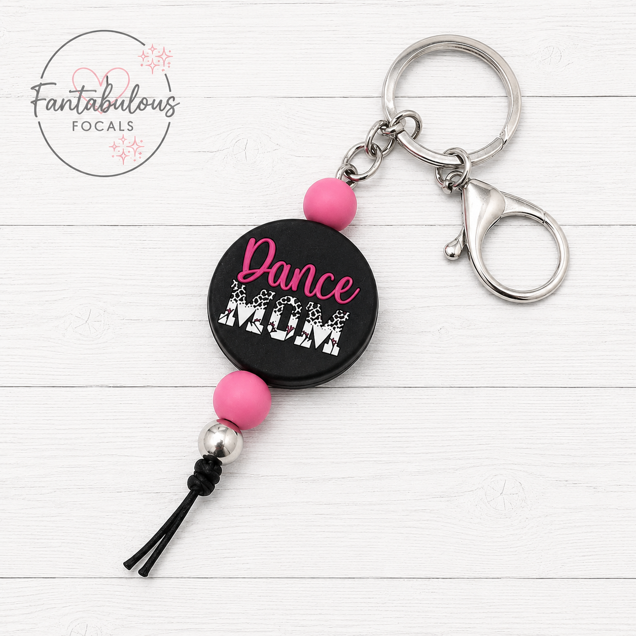 Dance Mom Silicone Focal Bead