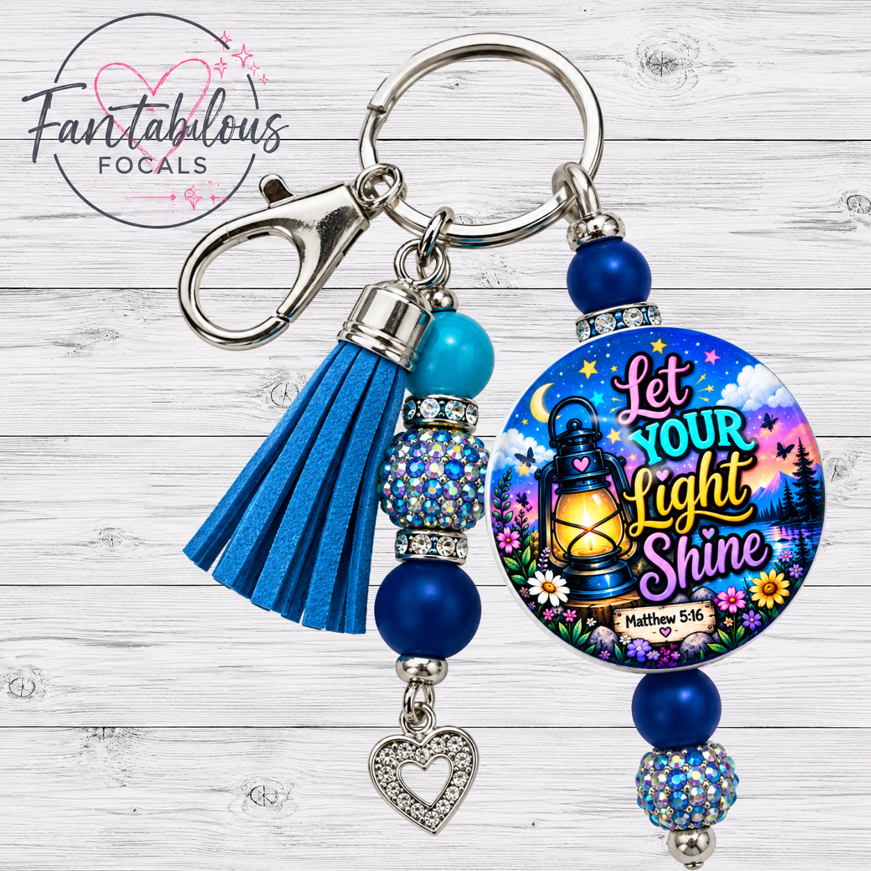 Let Your Light Shine Silicone Focal Bead