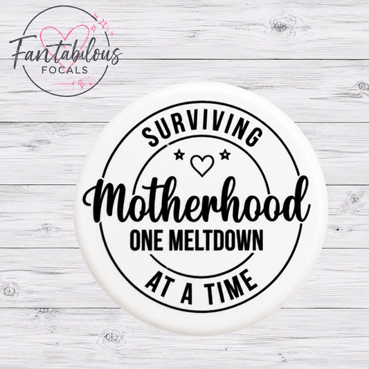 Surviving Motherhood One Meltdown At A Time Focal Bead