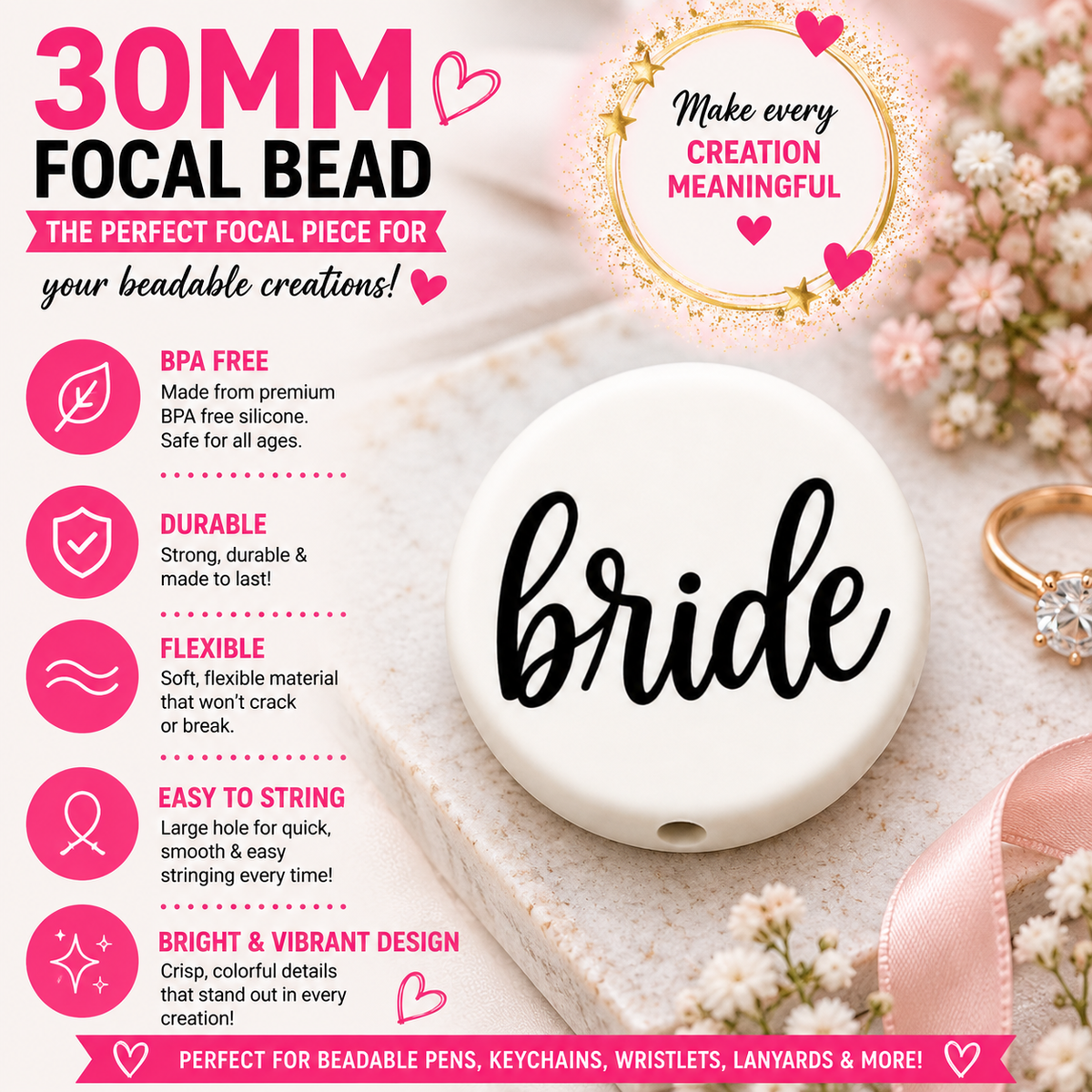 Bride Focal Bead