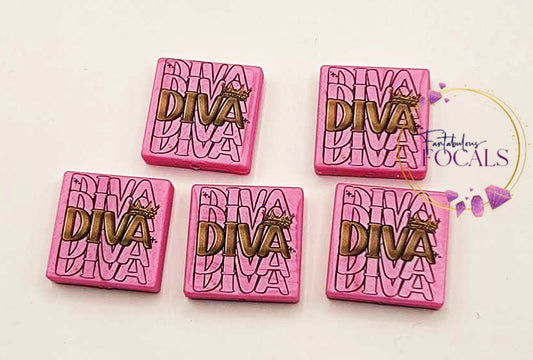30mm “DIVA” Custom Silicone Focal Bead