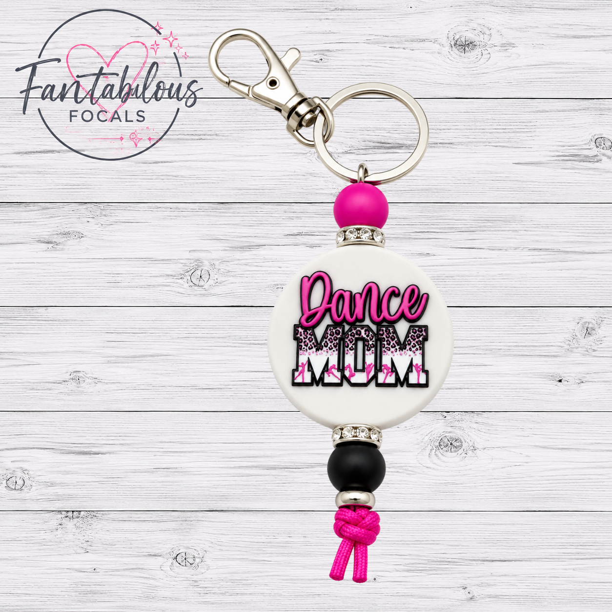 Dance Mom Silicone Focal Bead