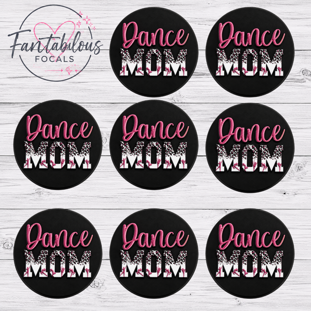 Dance Mom Silicone Focal Bead