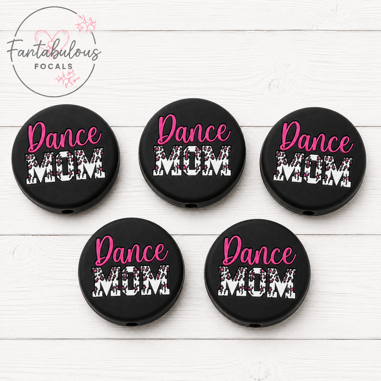 Dance Mom Silicone Focal Bead