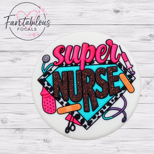 30mm Super Nurse Silicone Focal Bead