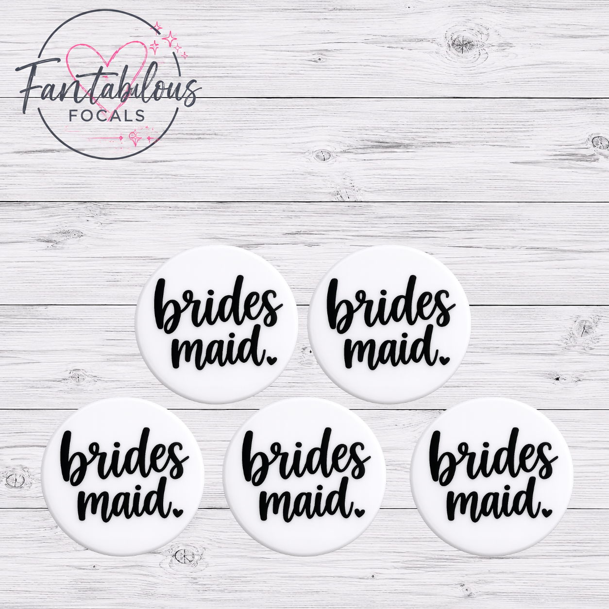 Bridesmaid Focal Bead