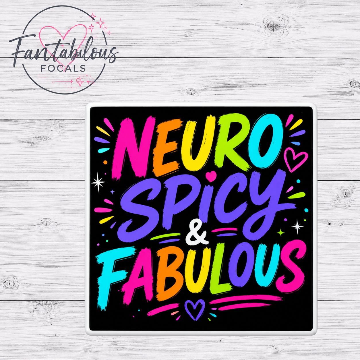 Neuro Spicy & Fabulous Silicone Focal Bead