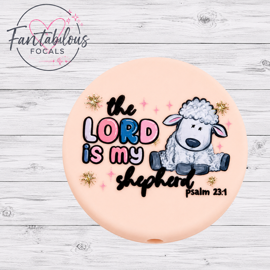 The Lord is My Shepherd Focal Bead