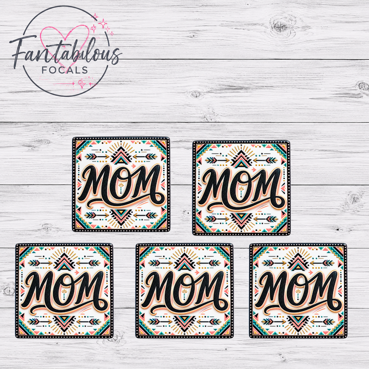 MOM Southwestern Silicone Focal Bead