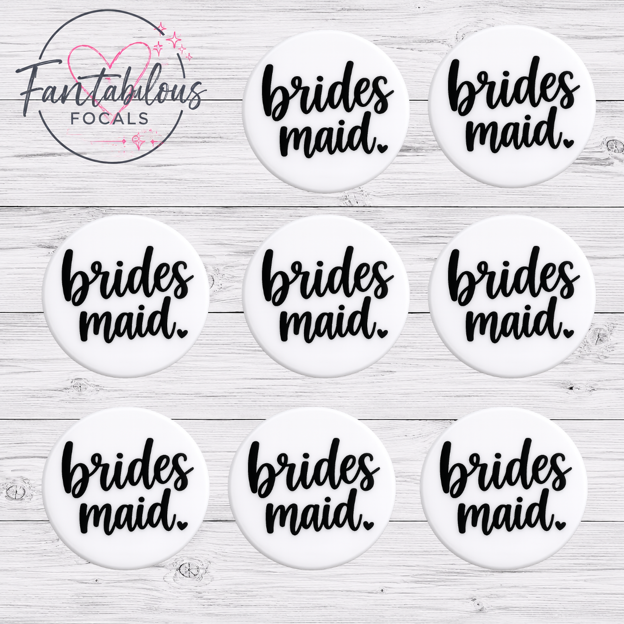 Bridesmaid Focal Bead