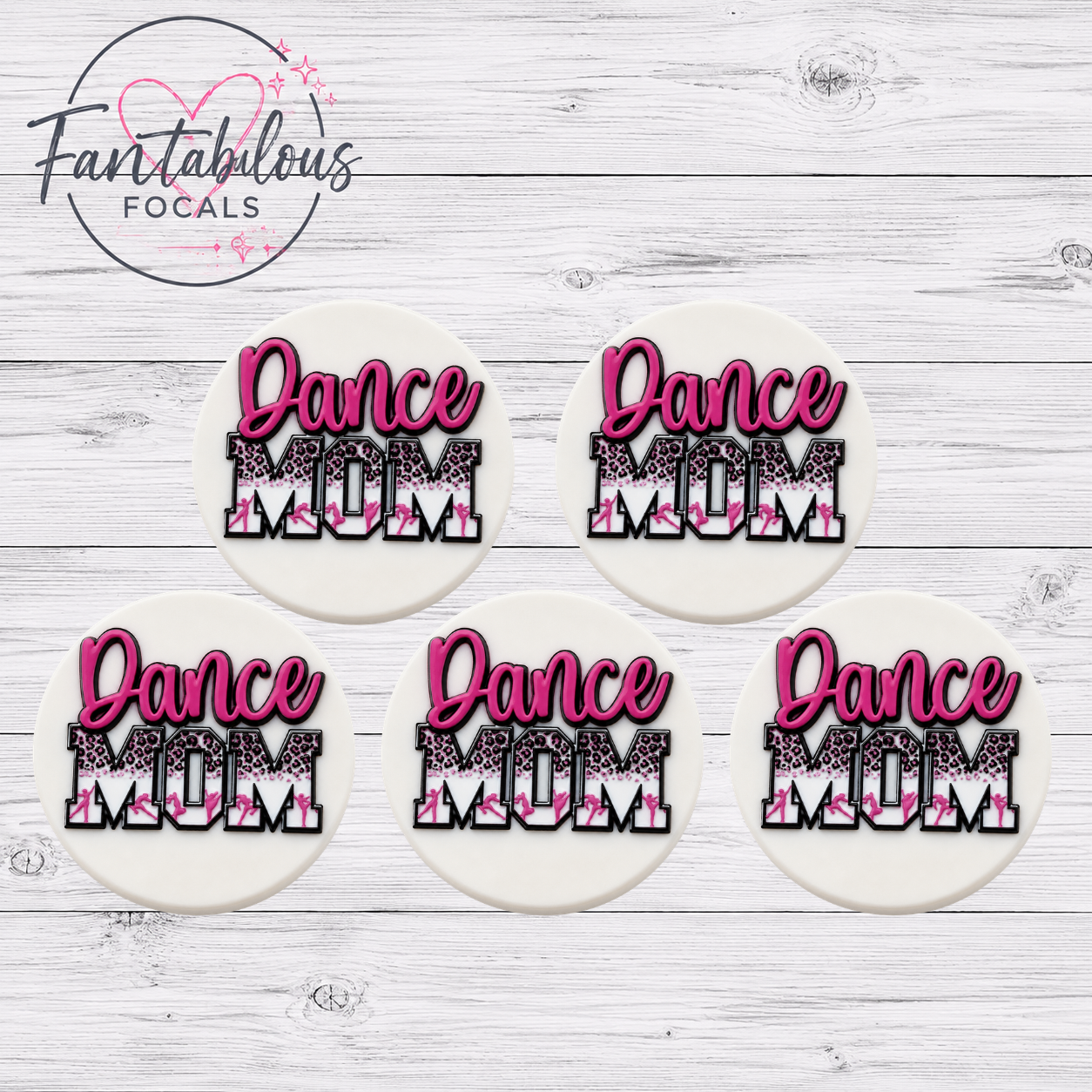 Dance Mom Silicone Focal Bead
