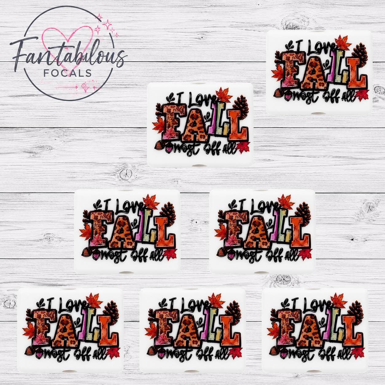 Fall Most Of All  Focal Bead