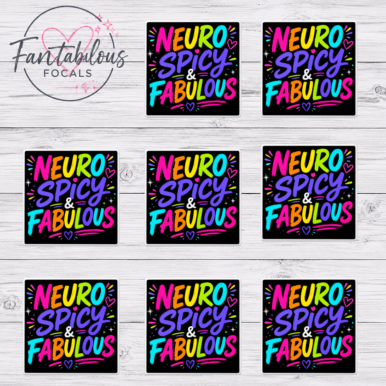 Neuro Spicy & Fabulous Silicone Focal Bead