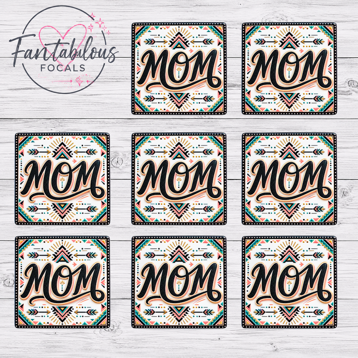 MOM Southwestern Silicone Focal Bead