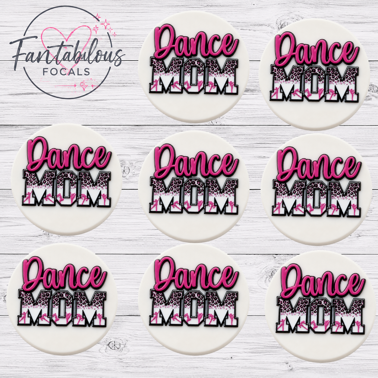 Dance Mom Silicone Focal Bead