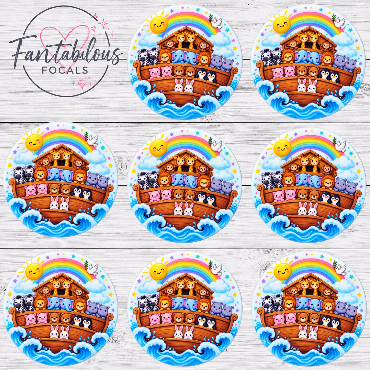 Noah’s Ark Silicone Focal Bea