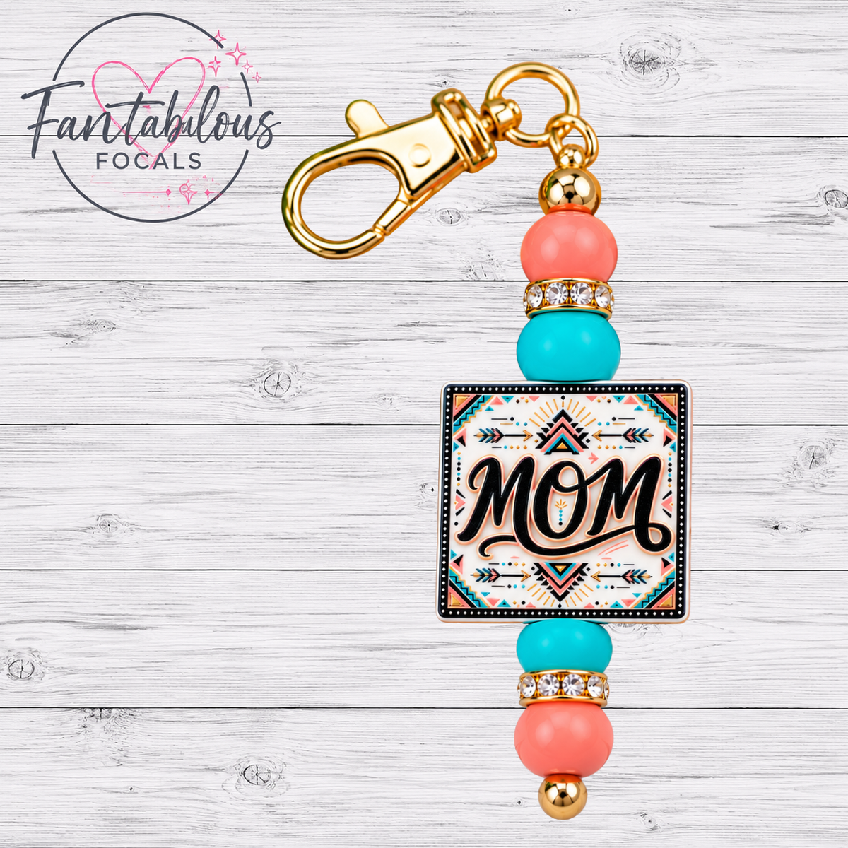 MOM Southwestern Silicone Focal Bead