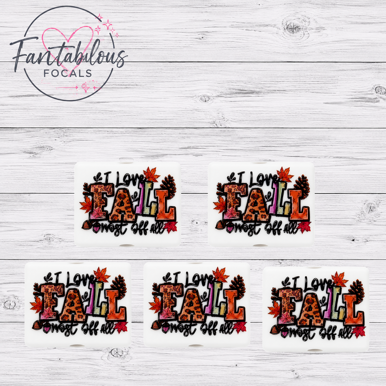 Fall Most Of All  Focal Bead