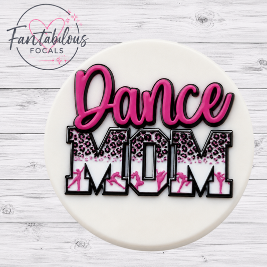 Dance Mom Silicone Focal Bead