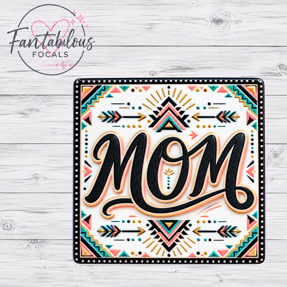 MOM Southwestern Silicone Focal Bead