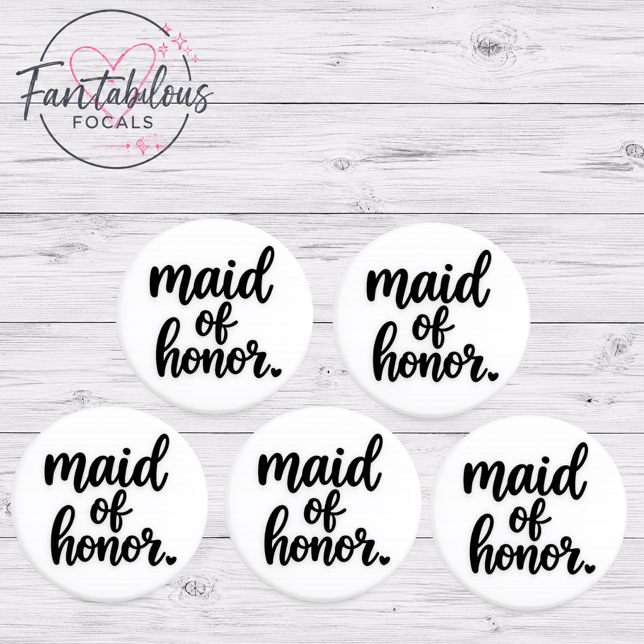 Maid of Honor Focal Bead