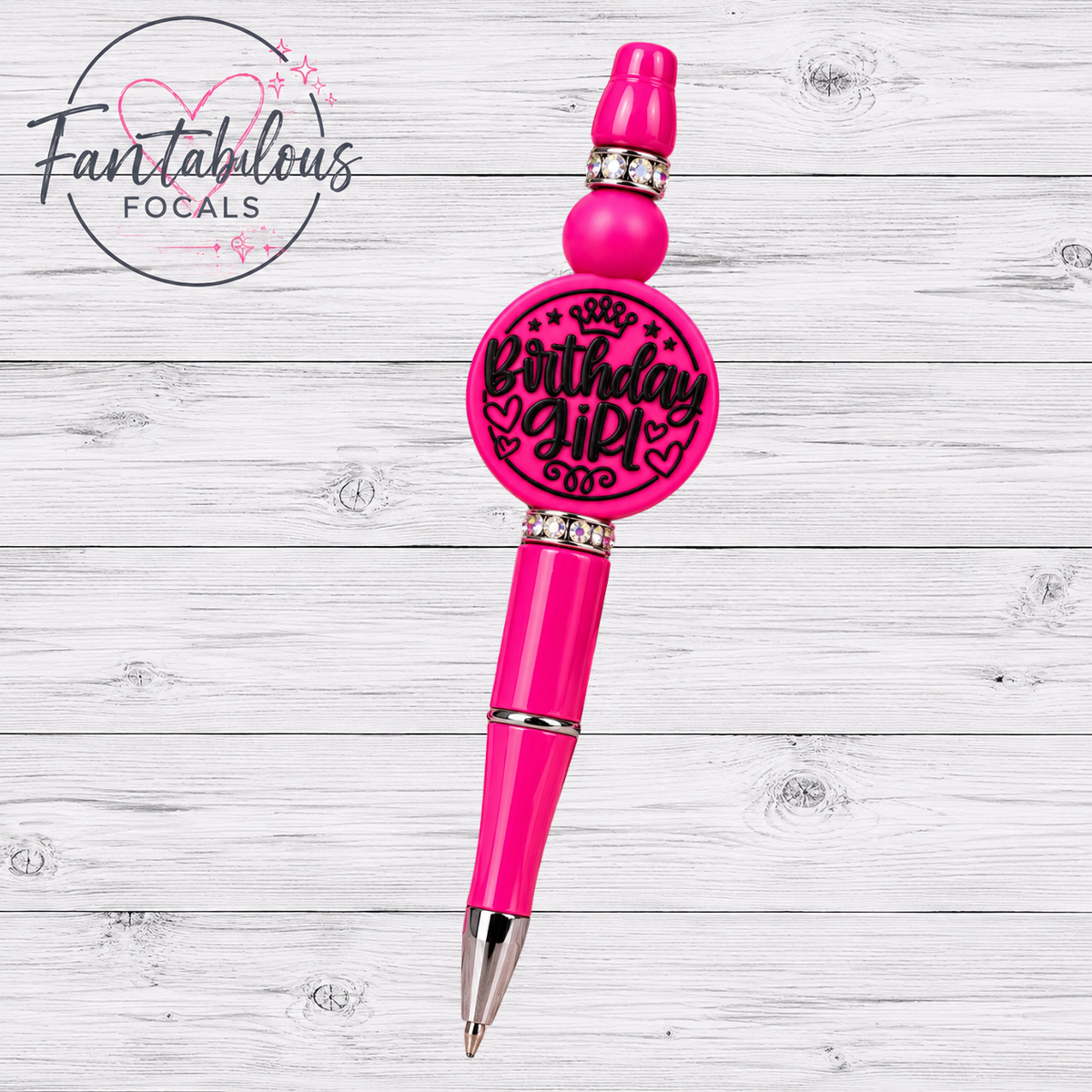 Birthday Girl  Silicone Focal Bead