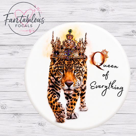 Queen of Everything Leopard Focal Bead