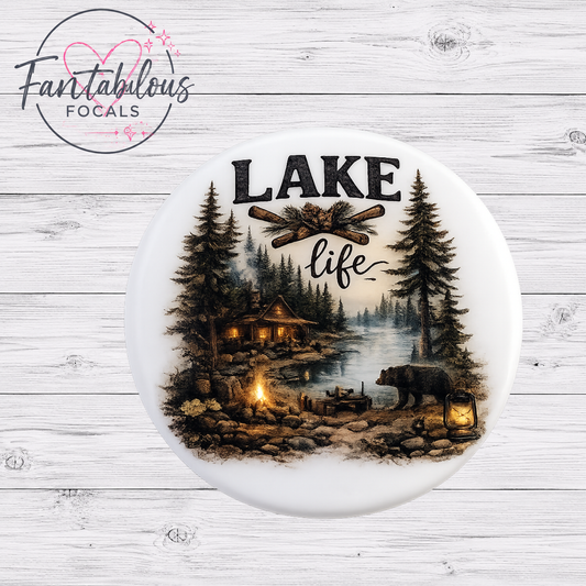 Lake Life Silicone Focal Bead