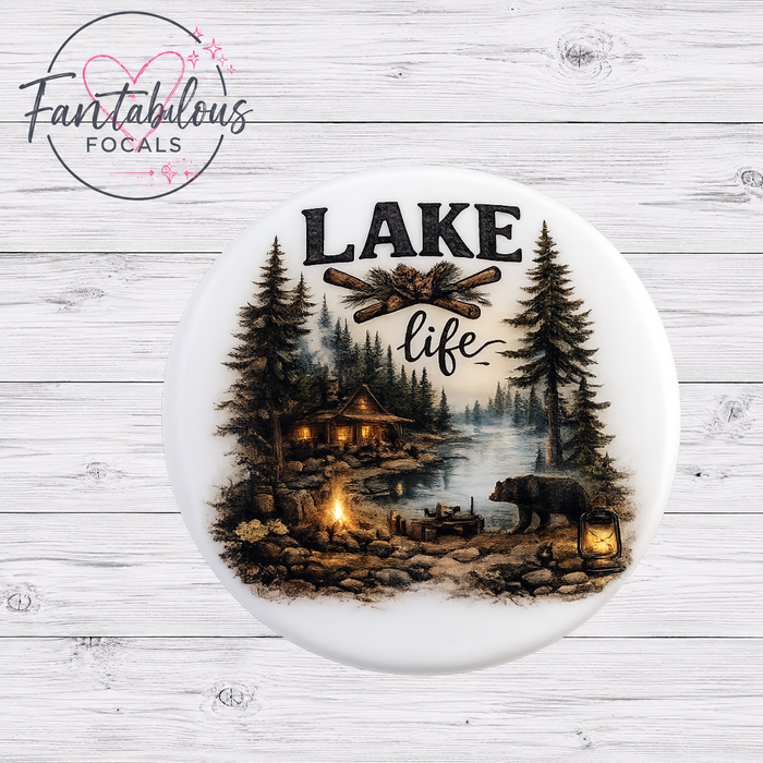 Lake Life Silicone Focal Bead