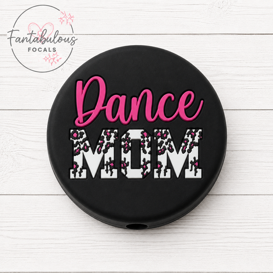 Dance Mom Silicone Focal Bead
